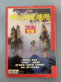 中国国家地理 2004年 月刊 第6期总第524期 大遗产专辑 杂志