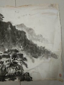 王裕龙山水画《江天一览》