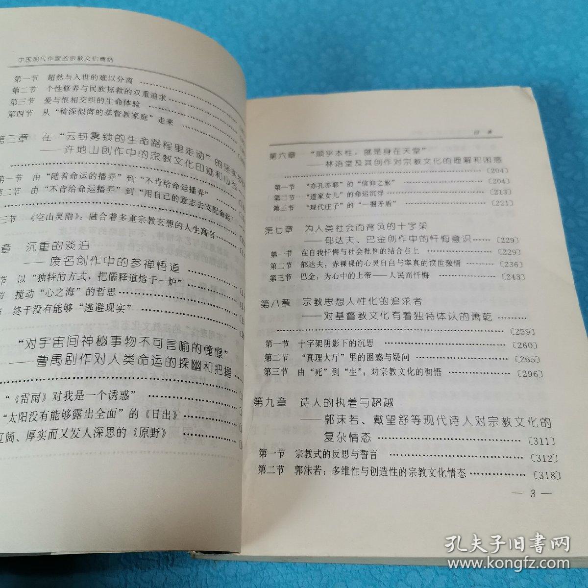 中国现代作家的宗教文化情结