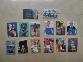 足球周刊卡片 2005、2006、2008年共计14张