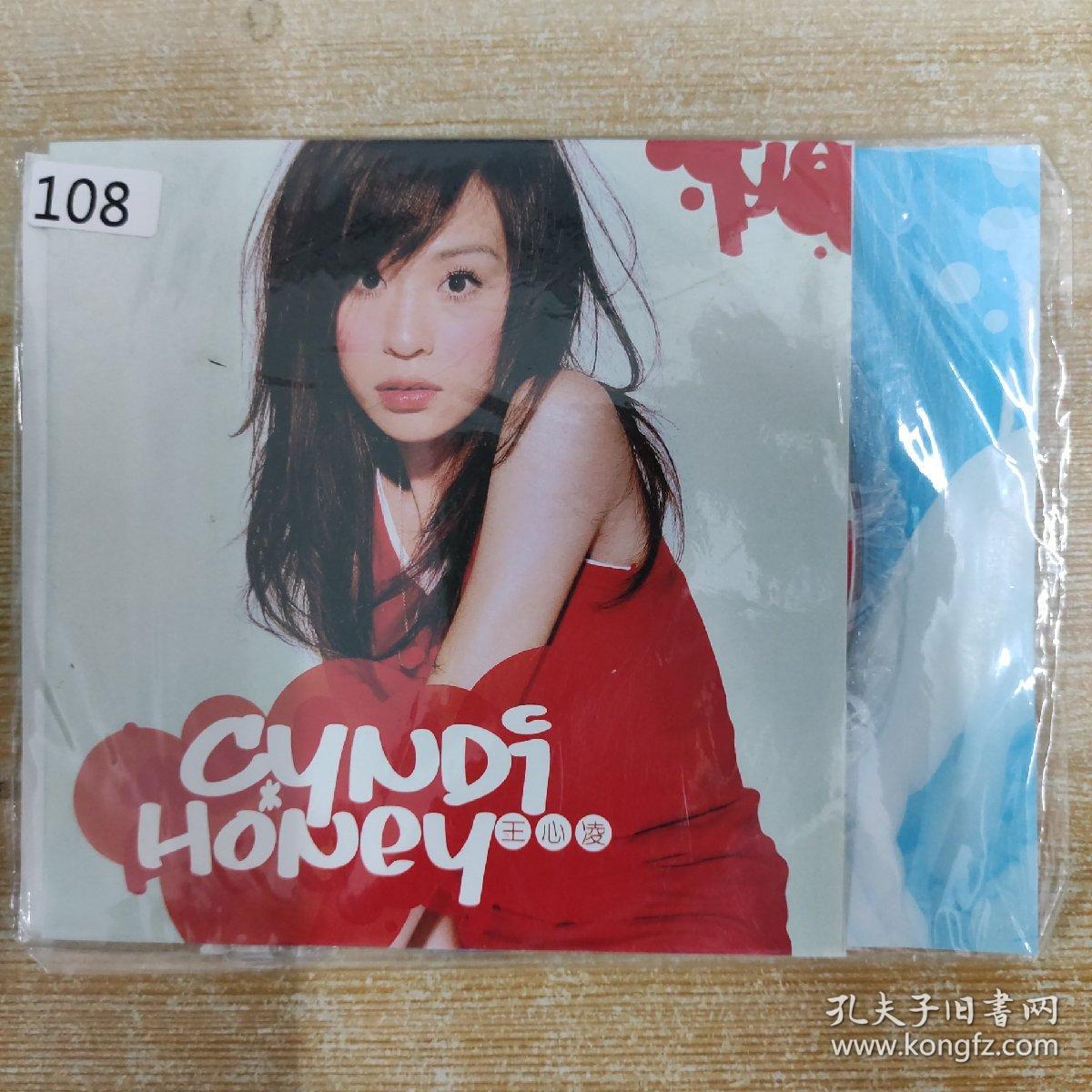 108唱片光盘 CD：cyndi honey 王心凌  一张碟片简装