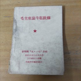 毛主席论斗争，64开。林题保存完好。