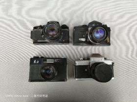 CIMKOLS-1、珠江S-201、东方相机、海鸥（Seagull）DF-1（4台照相机合售）（不能正常使用，只当收藏品出售，介意者勿拍慎拍。）