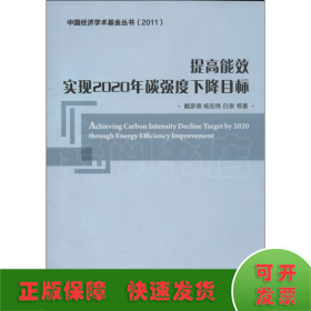 提高能效实现2020年碳强度下降目标