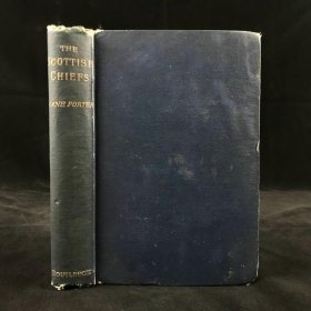 The Scottish Chiefs.约19世纪后期，简·波特《苏格兰酋长》，6幅精美插图，漆布精装毛边本