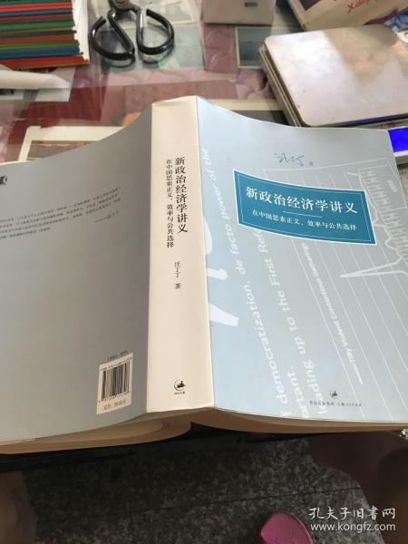 新政治经济学讲义：在中国思索正义、效率与公共选择