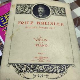 fritz kreisler favorite encore folio a tune a day hohmann's parctical method for the violin 3册