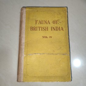 FAUNA OF BRITISH INDIA 印度按蚊志（vol IV）【精装大32开】