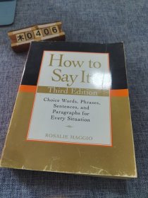 How to Say It, Third Edition