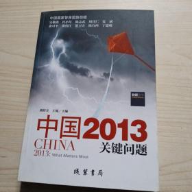 中国2013：关键问题