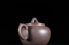 圆执紫砂壶紫砂紫砂壶款识：邵旭茂 清代高 10.2×17.3cm