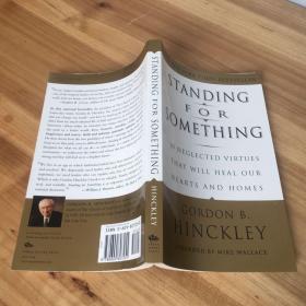 英文原版Standing for Something：10 Neglected Virtues that Will Heal Our Hearts and Homes（《代表什么：治愈我们心灵和家庭的10个被忽视的美德》）