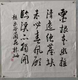 林岫四尺斗方书法(孔13)