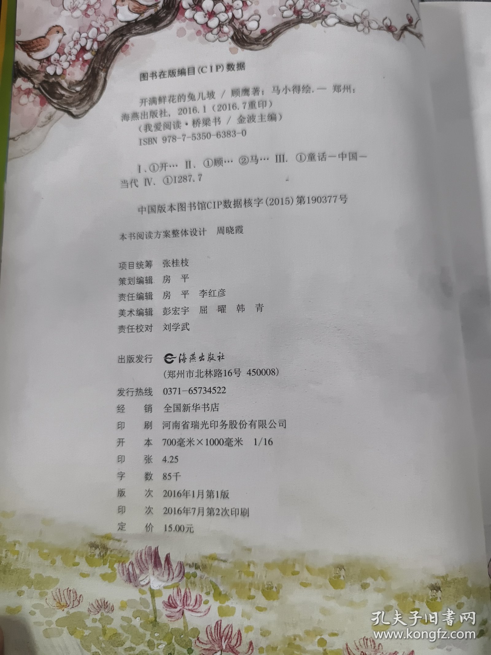 开满鲜花的兔儿坡 美绘版