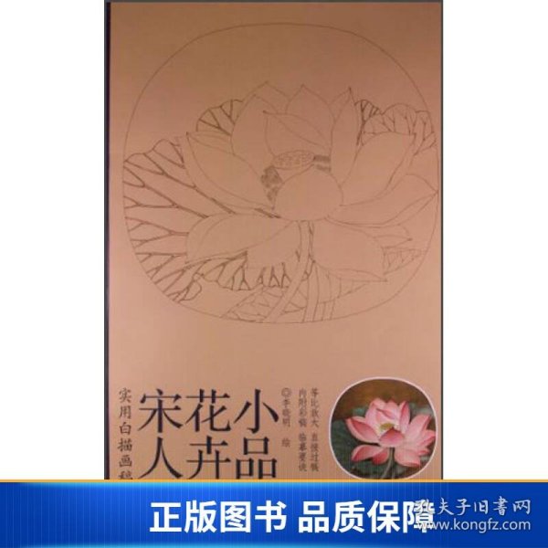 实用白搭画稿：宋人花卉小品