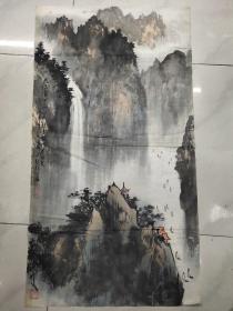 上海美术家协会会员  周成山水作品一幅