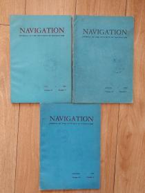 NAVIGATION JOURNAL OF THE INSTITUTE OF NAVIGATION（航海学会杂志）1987年 三本合售