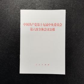 中国共产党第十九届中央委员会第六次全体会议公报（2021年六中全会公报）