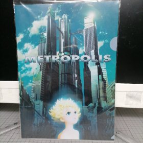 日版稀有 METROPOLIS  (メトロポリス)  手塚治虫 原作 2001年动画：大都会 手冢治虫 原作 大友克洋 编剧 铃太郎 监督 文件夹