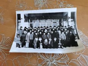 内蒙古民族师范学院蒙语系函授班师生留影1984.1.20