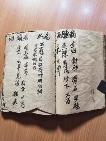 特别有意思的中医偏方手抄本，共21个筒子页！