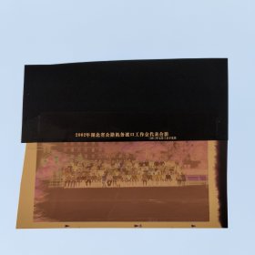 彩色照片底片：2002年湖北省公路机务渡口工作会代表合影的底片 （B013-3） 共1张合售 档案盒I