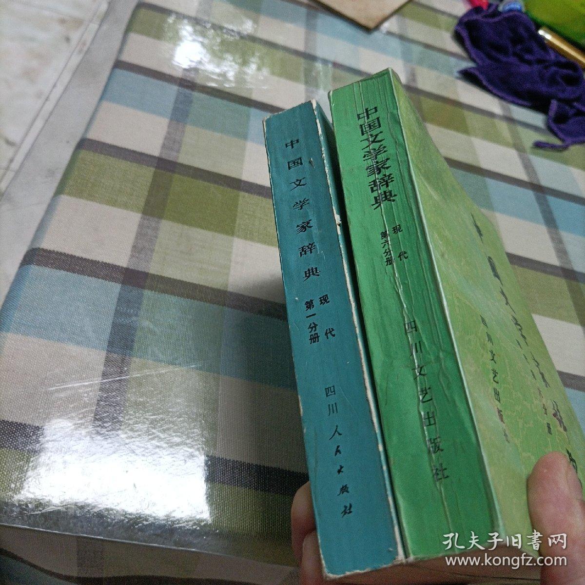 中国文学家辞典《现代，第一，六分册》