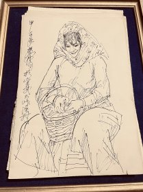 炭笔像