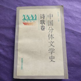 中国分体文学史 诗歌卷