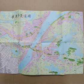 武汉市交通图（1986年）