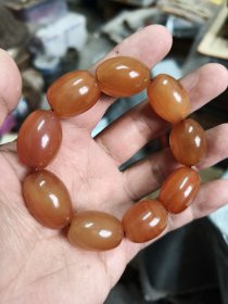 玛瑙手串，完好
