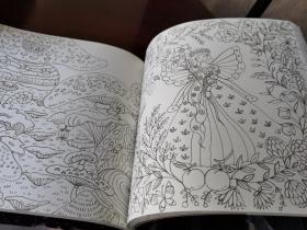 《Romantic country:A Fantasy coloring Book》尺寸：25厘米*25厘米*1厘米