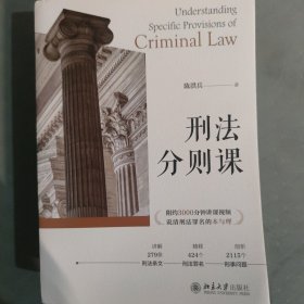 刑法分则课 清华大学刑法学博士陈洪兵教授著作 刑法一本通 逐条详解 配约3000分钟讲课视频