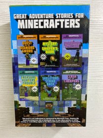 The Unofficial Gamers Adventure Series Box Set（6 Thrilling Stories For Minecrafters Winter Morgan）非官方玩家冒险系列盒装（《Minecrafters》冬季摩根的6个精彩故事（原盒全6册、现货如图、内页干净）