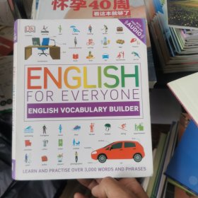 英文原版 DK-English for Everyone:English Vocabulary Builder 看图学单词网上APP音（原版 软精装 两册合售）