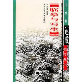 临摹与写生画法 山水画速成教学丛书