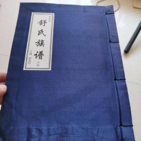 舒氏族谱上下