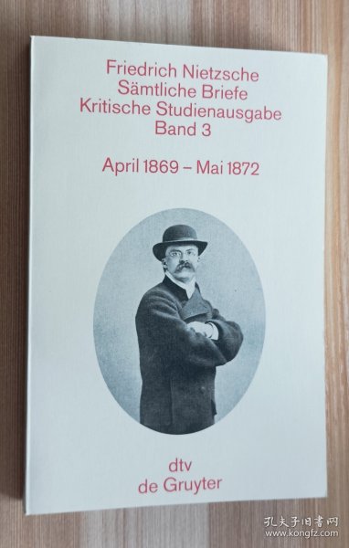 德文书 Sämtliche Briefe. Kritische Studienausgabe 3 von Giorgio Colli (Herausgeber), Mazzino Montinari (Herausgeber, Vorwort)