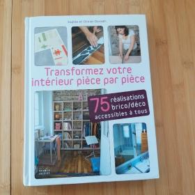 Transformez votre intérieur pièce par pièce. 75 réalisations brico/déco accessibles à tous 《家庭室内装饰自己动手：75个案例解析）法语原版 大开本画册