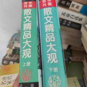 中国当代散文精品大观  上下