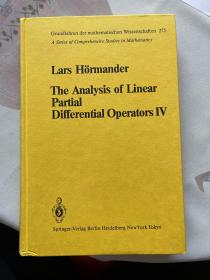 现货 The Analysis of Linear Partial Differential Operators IV: Fourier Integral Operators  (Grundlehren der mathematischen Wissenschaften) 英文原版 线性偏微分算子分析