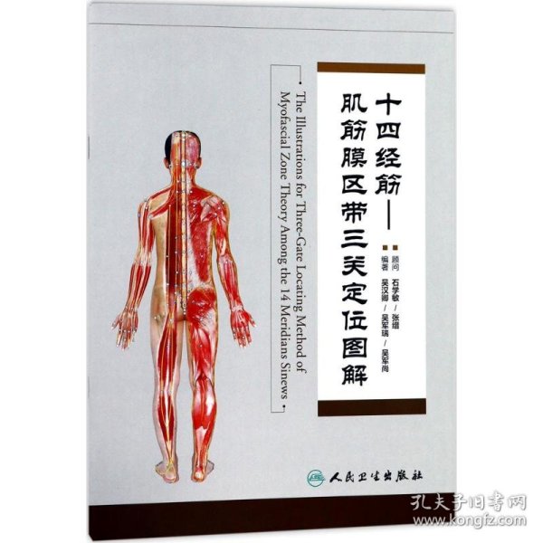 【正版新书】十四经筋肌筋膜区带三关定位图解
