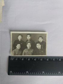 老照片 5人合影