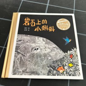 百年百部图画书系：岩石上的小蝌蚪版画和水墨画的结合