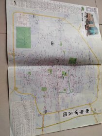 邯郸交通游览图（邯郸市交通旅游图、邯郸市区图）。