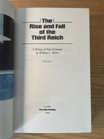 the rise and fall of the third reich 《第三帝国的兴亡》WILLIAM L SHIRER 威廉·夏伊勒经典著作  folio society 2014 年出版 布面精装  带书匣 全四卷