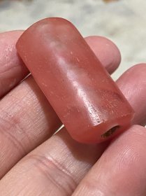 清代老琉璃勒子 老直管，长扁珠，老物件