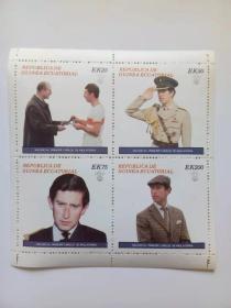 威尔士亲王纪念邮票一组