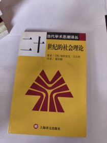 二十世纪的社会理论/当代学术思潮译丛