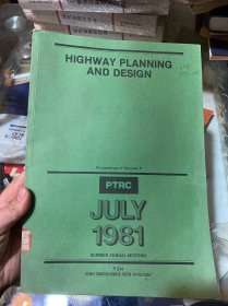 HIGHWAY PLANNING AND DESIGN（公路规划设计）